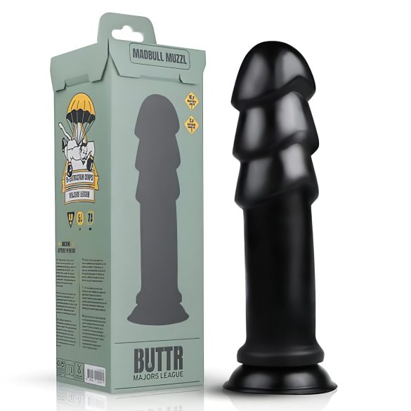 BUTTR Madbull Muzzl - sugedildo (svart)