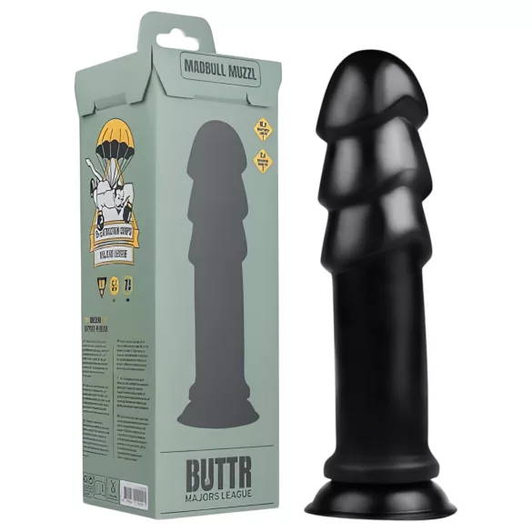 BUTTR Madbull Muzzl - sugedildo (svart)