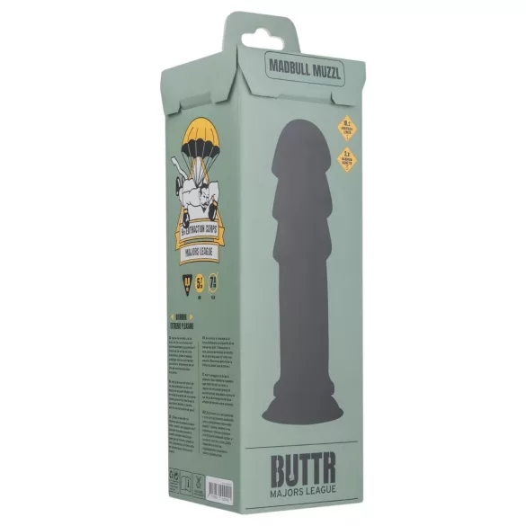BUTTR Madbull Muzzl - sugedildo (svart)