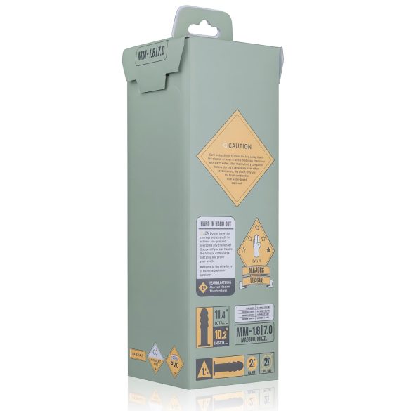 BUTTR Madbull Muzzl - sugedildo (svart)