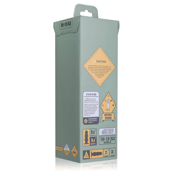 BUTTR Tactical III - sugekopp-dildo (svart)