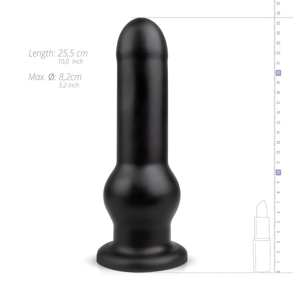 BUTTR Tactical I - sugekopp dildo (svart)