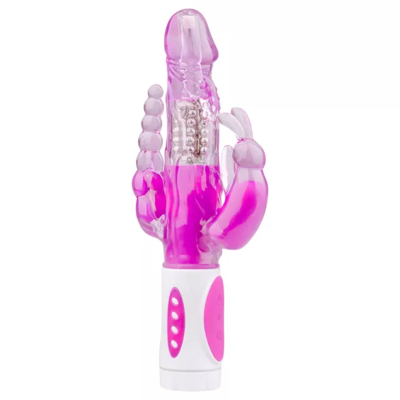 Easytoys Raving Rabbit - 3-armet vibrator (rosa)