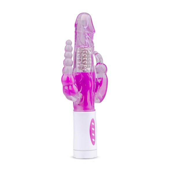 Easytoys Raving Rabbit - 3-grenet vibrator (rosa)