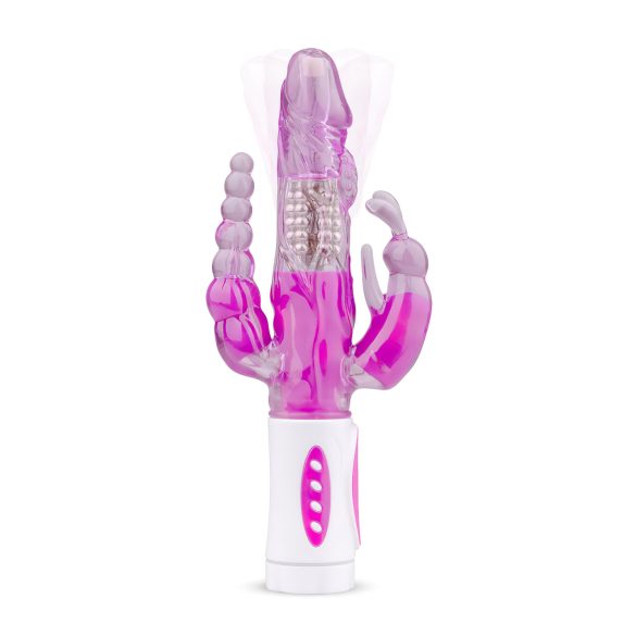 Easytoys Raving Rabbit - 3-grenet vibrator (rosa)