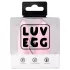 LUV EGG - bærbart oppladbart, trådløst vibrerende egg (rosa)