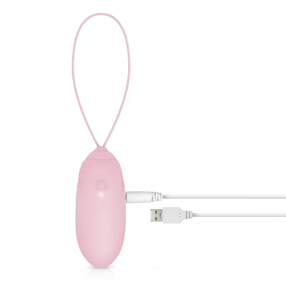 LUV EGG - bærbart oppladbart, trådløst vibrerende egg (rosa)