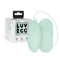   LUV EGG - Oppladbart vibrerende egg med fjernkontroll (grønn)