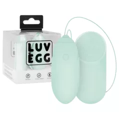   LUV EGG - bærbart, oppladbart, trådløst vibrerende egg (grønn)