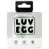 LUV EGG - bærbart, oppladbart, trådløst vibrerende egg (grønn)