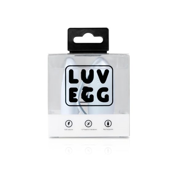 LUV EGG - oppladbart, trådløst vibrerende egg (blå)