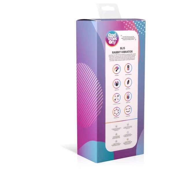 Good Vibes Only Bliss Rabbit - turkis klitorisvibrator