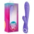 Good Vibes Only kanin-vibrator med klitorisstimulator (lilla)