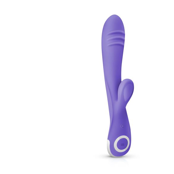 Good Vibes Only kanin-vibrator med klitorisstimulator (lilla)