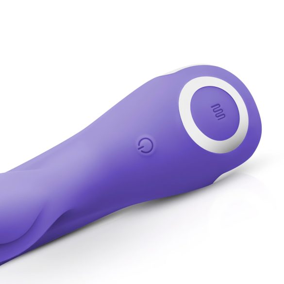 Good Vibes Only kanin-vibrator med klitorisstimulator (lilla)