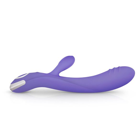 Good Vibes Only kanin-vibrator med klitorisstimulator (lilla)