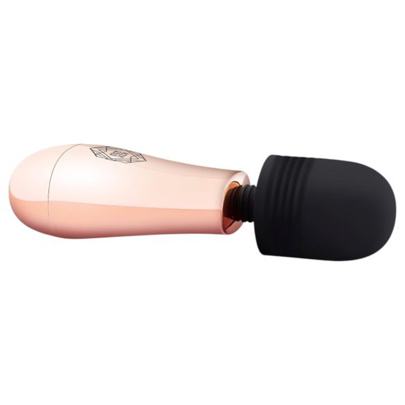 Rosy Gold Mini Wand - oppladbar massasjevibrator (rosegull)