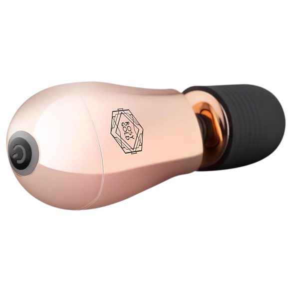 Rosy Gold Mini Wand - oppladbar massasjevibrator (rosegull)