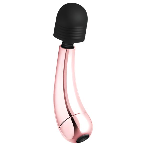 Rosy Gold Wand Mini Curve - massasjer vibrator (rosagull)