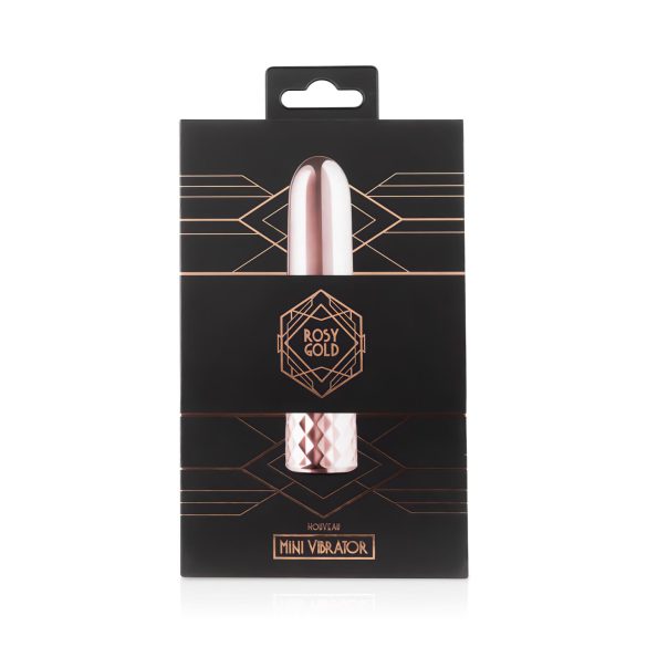 Rosy Gold Mini - trådløs mini stavvibrator (rosegull)
