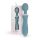Bloom Orchid Wand - oppladbar massasjestav (turkis)