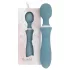 Bloom Orchid Wand - oppladbar massasjestav (turkis)
