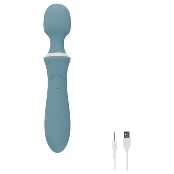 Bloom Orchid Wand - oppladbar massasjestav (turkis)