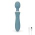 Bloom Orchid Wand - oppladbar massasjestav (turkis)