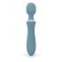 Bloom Orchid Wand - oppladbar massasjestav (turkis)