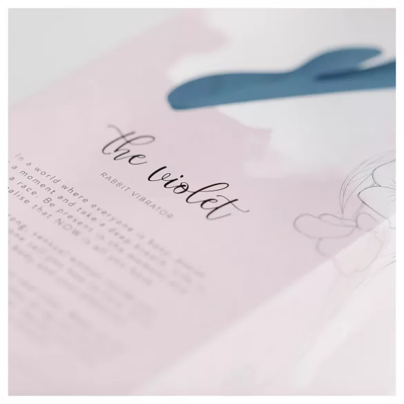 Bloom Violet Rabbit - G-punkt vibrator med klitorisstimulator (turkis)