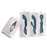 Bloom Violet Rabbit - G-punkt vibrator med klitorisstimulator (turkis)