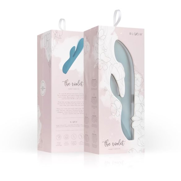 Bloom Violet Rabbit - G-punkt vibrator med klitorisstimulator (turkis)