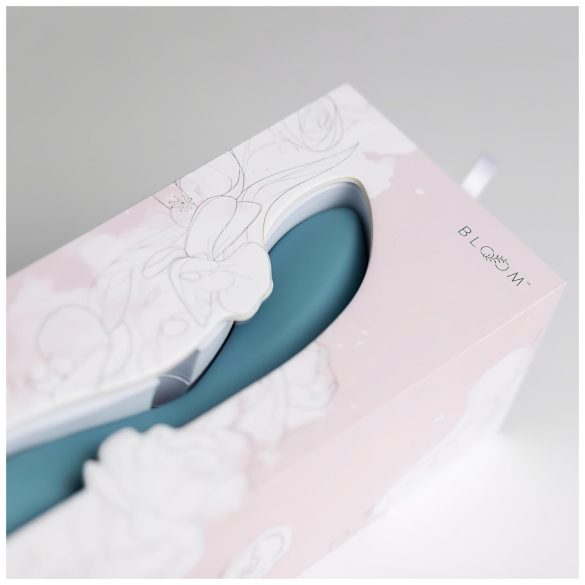 Bloom Rose - oppladbar G-punktvibrator i silikon (turkis)