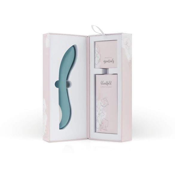 Bloom Rose - oppladbar G-punktvibrator i silikon (turkis)