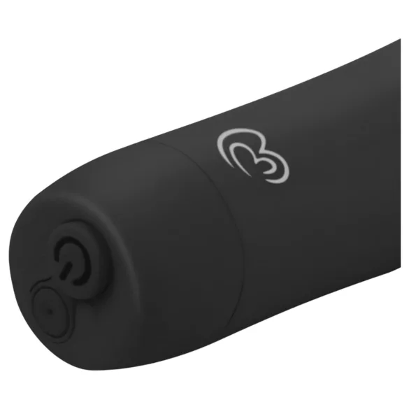 Easytoys Velvet Vibe - oppladbar stavvibrator (svart)