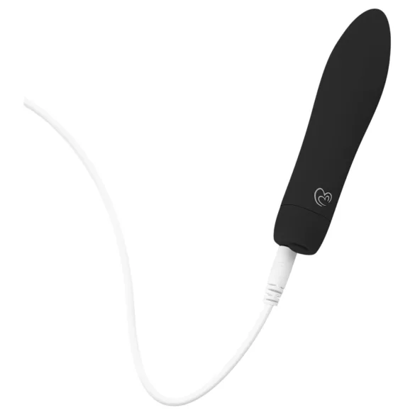 Easytoys Velvet Vibe - oppladbar stavvibrator (svart)