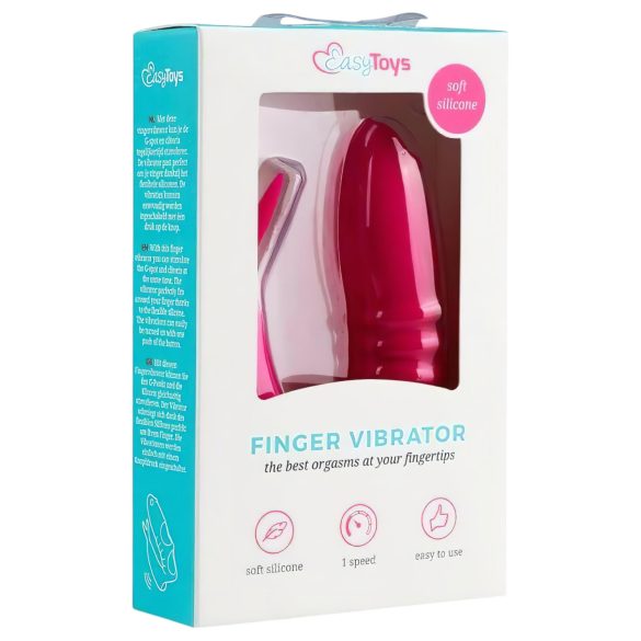 Easytoys Finger - 2-i-1 finger-vibrator (rosa)