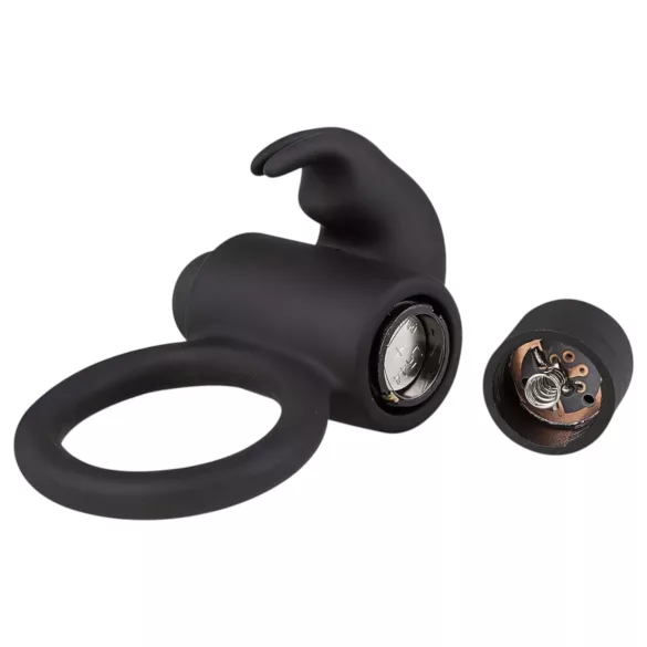 EasyToys Bunny - vibrerende penisring (svart)