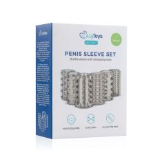 Easytoys Penis Sleeve - penisermuffesett - grå (6 stk)