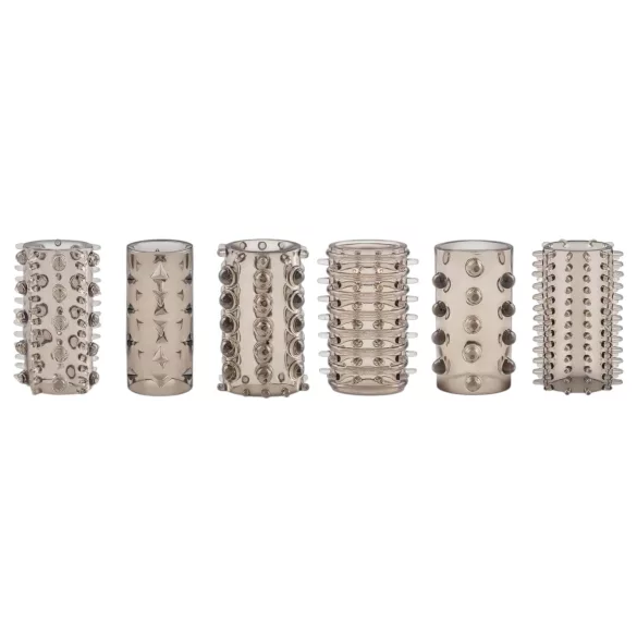 Easytoys Penis Sleeve - penisermuffesett - grå (6 stk)