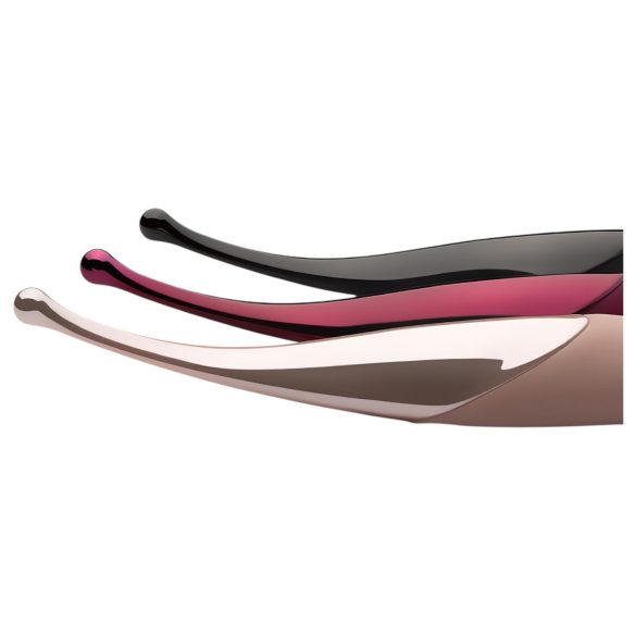 Senzi – oppladbar, vanntett klitorisdildo (svart)