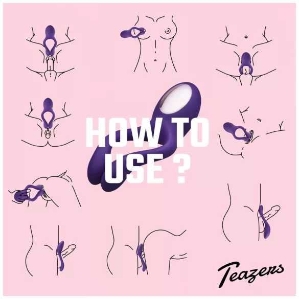 Teazers Partner Multifun - parvibrator (lilla)