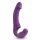 Easytoys - oppladbar, stroppeløs strap-on vibrator (lilla)