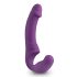 Easytoys - oppladbar, stroppeløs strap-on vibrator (lilla)