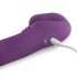 Easytoys - oppladbar, stroppeløs strap-on vibrator (lilla)