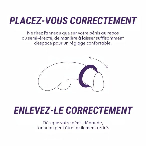 Boners - oppladbar, vanntett vibratorring (grå)