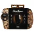 Panthra Zuna - oppladbar, vanntett parvibrator (leopard‑svart)