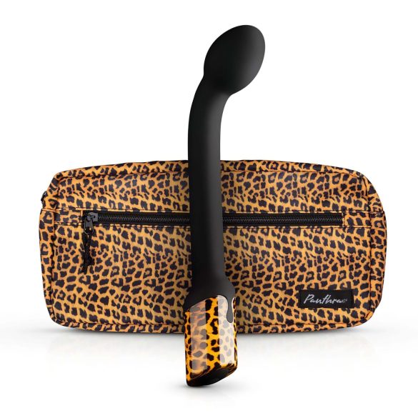 Panthra Nila - oppladbar, vanntett G-punktvibrator (leopardsvart)
