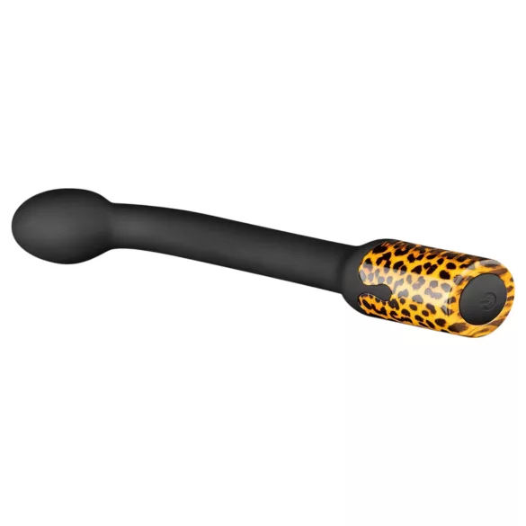 Panthra Nila - oppladbar, vanntett G-punktvibrator (leopardsvart)