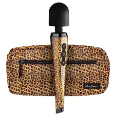   Panthra Shaka stav - oppladbar, massasjevibrator (leopard-svart)